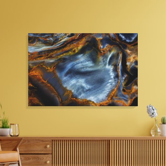 Pietersite Rock Leinwanddruck (Insitu (Wohnzimmer))