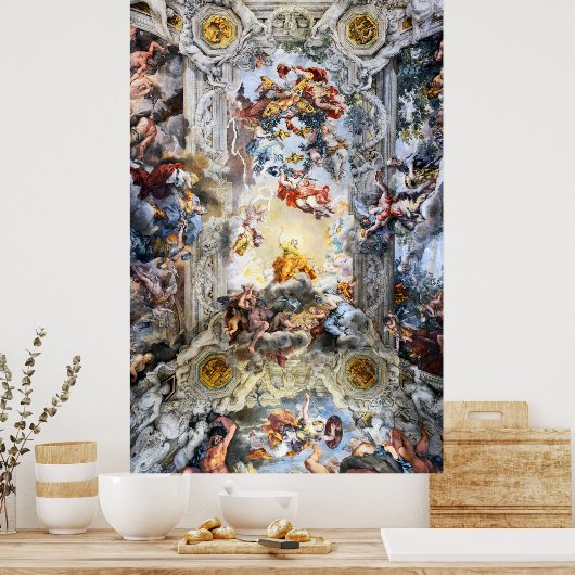 Pietro da Cortona – Triumph of Divine Providence Poster (Küche)