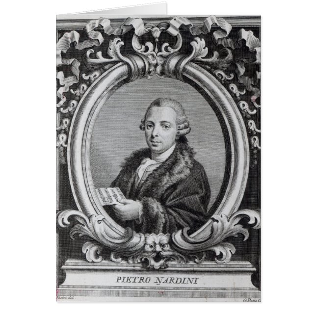 Pietro Nardini, graviert von G. Batta Cechi (Vorne)