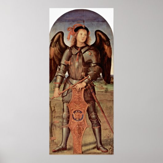 Pietro Perugino - Archangel Michael Poster (Vorne)