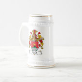 Pietsch Familienwappen Bierglas (Vorderseite Links)