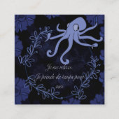 Pieuvre Quadratische Visitenkarte (Vorderseite)