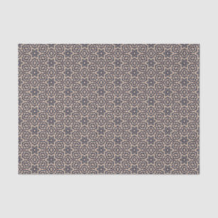 Pieve Navy Western Prairie Bold Modern Floral Seidenpapier