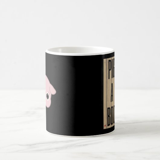 Pig A Boo Fence Kaffeetasse (Mittel)