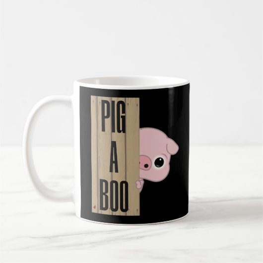 Pig A Boo Fence Kaffeetasse (Links)