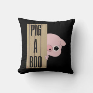 Pig A Boo Fence Kissen