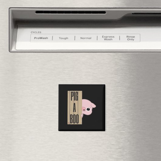 Pig A Boo Fence Magnet (In Situ (Geschirrspüler))