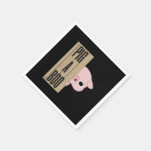 Pig A Boo Fence Serviette (Ecke)