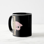 Pig A Boo Fence Tasse (Vorderseite Links)