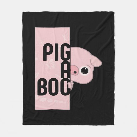Pig A Boo Fleecedecke (Vorderseite)