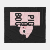 Pig A Boo Fleecedecke (Vorderseite (Horizontal))