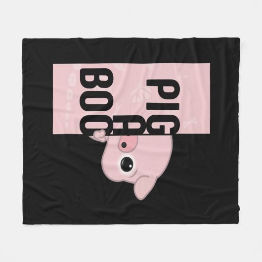 Pig A Boo Fleecedecke (Vorderseite (Horizontal))