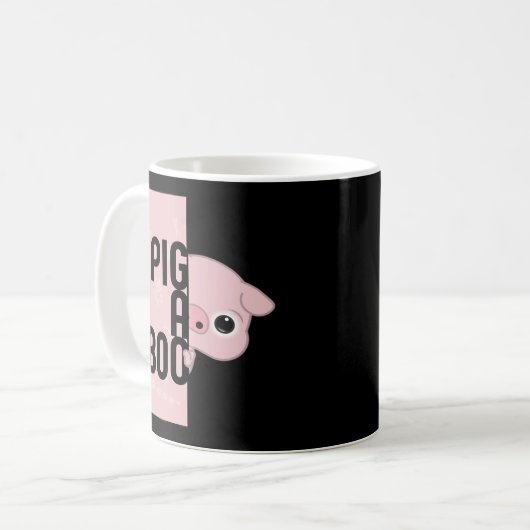 Pig A Boo Kaffeetasse (Vorderseite Links)