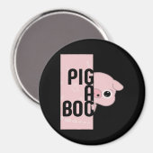 Pig A Boo Magnet (Vorderseite/Rückseite)