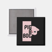 Pig A Boo Magnet (Vorderseite/Rückseite)