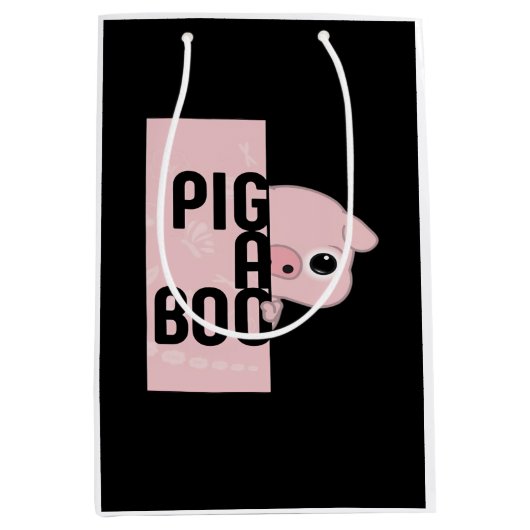 Pig A Boo Mittlere Geschenktüte (Vorderseite)