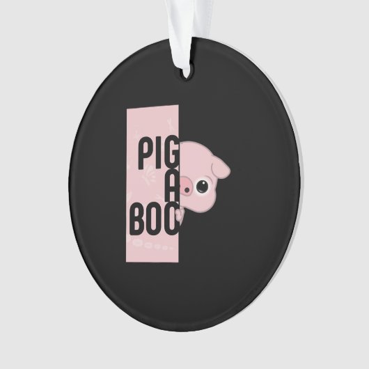 Pig A Boo Ornament (Vorderseite)