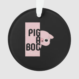 Pig A Boo Ornament
