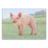 Pig ABA Tact Labeling Flashcard | Picture Card Tischnummer (Vorderseite)