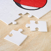 Pig als Biker mit Scooter Puzzle (Seite)