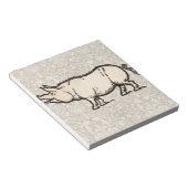 Pig Antique Piggy Niedlich Vintag Notizblock (angewinkelt)