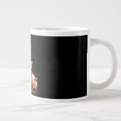Pig Artwork – Mother Pig & Piglets Jumbo-Tasse (Rechts)
