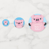 Pig Baby Dusche Konfetti (Vorderseiten)