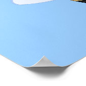 Pig Baker Holding Cake Poster Print (Ecke)