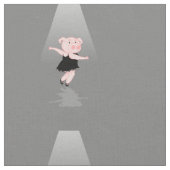 Pig Ballerina Stoff (Nahaufnahme)