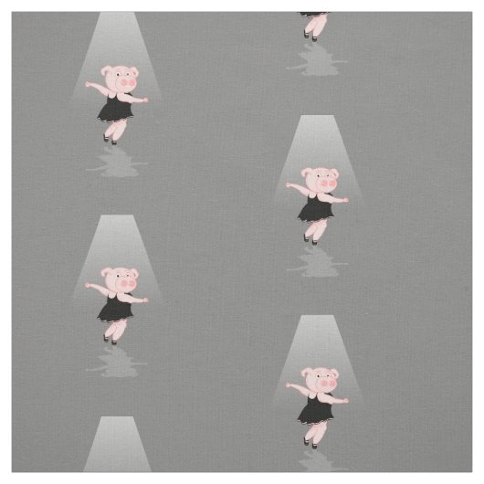 Pig Ballerina Stoff (Muster)