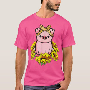 Pig Bandana Sonnenblume 4396 T-Shirt