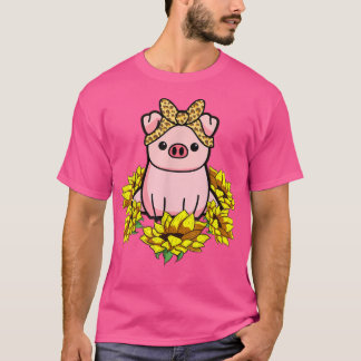 Pig Bandana Sonnenblume 4396 T-Shirt