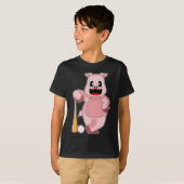 Pig Baseball T-Shirt (Vorne ganz)