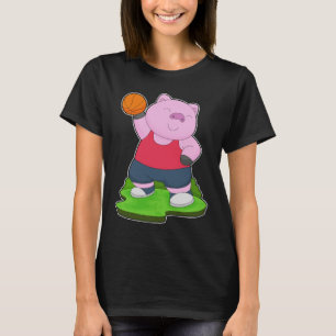 Pig Basketball-Spieler Basketball T-Shirt
