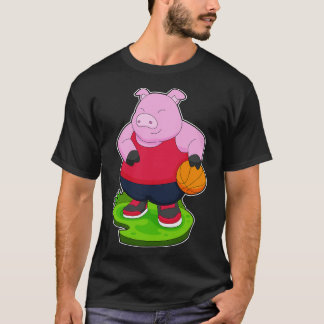 Pig Basketball-Spieler Basketball T-Shirt