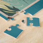 Pig Beach Bahamas Art Vintag Puzzle (Seite)
