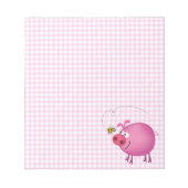 Pig & Bee Notepad Notizblock (Vorderseite)