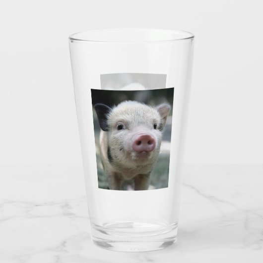 Pig Beer Glass Glas (Rückseite)
