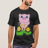 Pig Bicycle T-Shirt (Vorderseite)