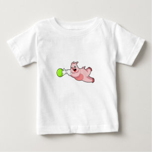 Pig Bowling Bowling Baby T-shirt