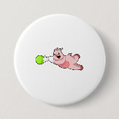 Pig Bowling Bowling Button (Vorderseite)