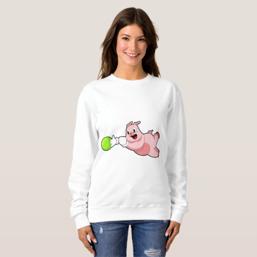 Pig Bowling Bowling Sweatshirt (Vorne ganz)