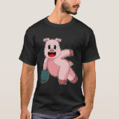 Pig Bowling Bowling T-Shirt (Vorderseite)