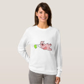 Pig Bowling Bowling T-Shirt (Vorne ganz)
