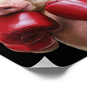 Pig Boxing Poster (Ecke)