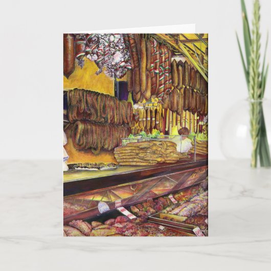 Pig, Budapest Grußkarte Karte (Vorderseite)