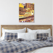 Pig, Budapest Leinwanddruck (Insitu (Schlafzimmer))