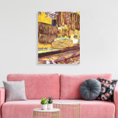 Pig, Budapest Leinwanddruck (Insitu (Wohnzimmer))