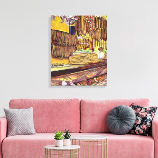 Pig, Budapest Leinwanddruck (Insitu (Wohnzimmer))