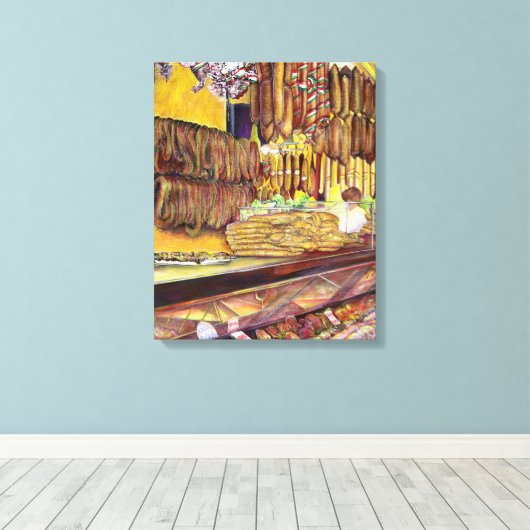 Pig, Budapest Leinwanddruck (Insitu (Holzboden))